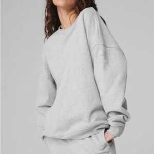 Grey Alo Renown Heavy Weight Sweatshirt